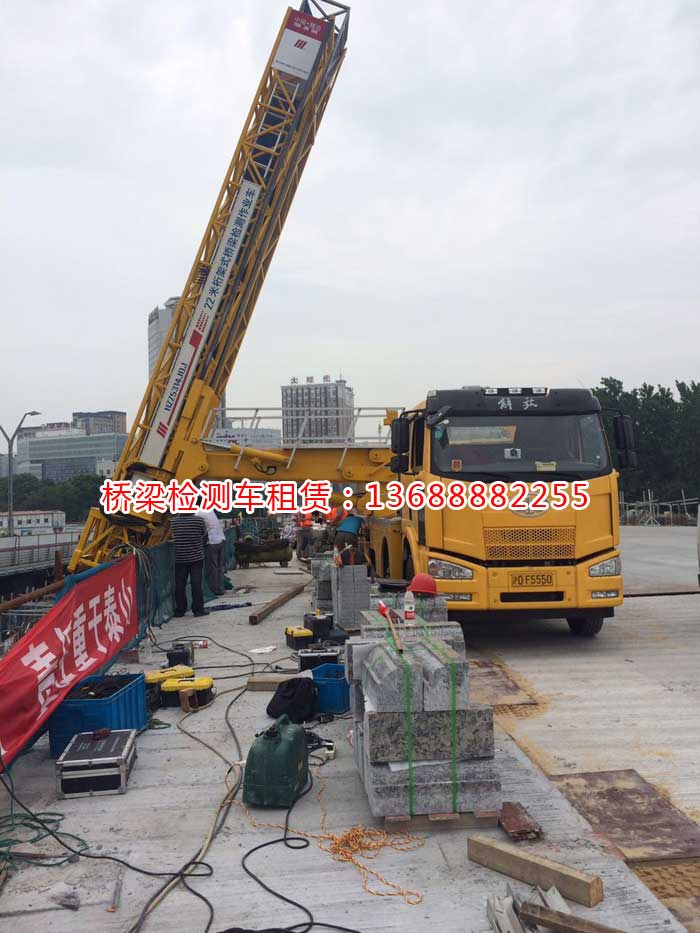 22米桁架式橋梁檢測車出租
